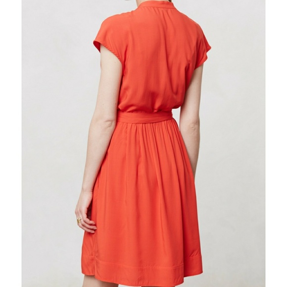 ❄SALE❄ANTHROPOLGIE MAUVE odilia shirtdress - Picture 2 of 8